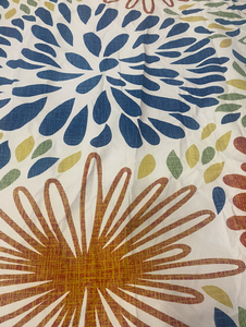 Happy Flowers 8'x10' Washable Area Rug Rectangle