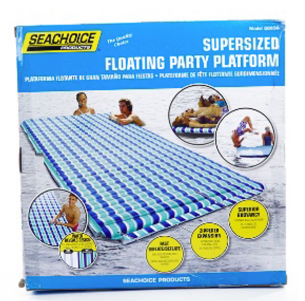 SUPERSIZED Floating Party Pad Inflatable 11' x 6'