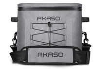 Load image into Gallery viewer, AKASO 12L Soft Cooler Bag for 24 Cans - Gray
