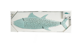 Decor Fish Wall Art Patina 29" X 8" X 2"