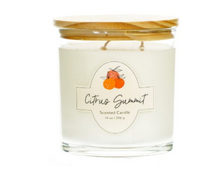 Soy Candle 14 OZ. Citrus Summit Double Wick 4x4in