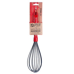 12" Silicone Whisk - Red Handle