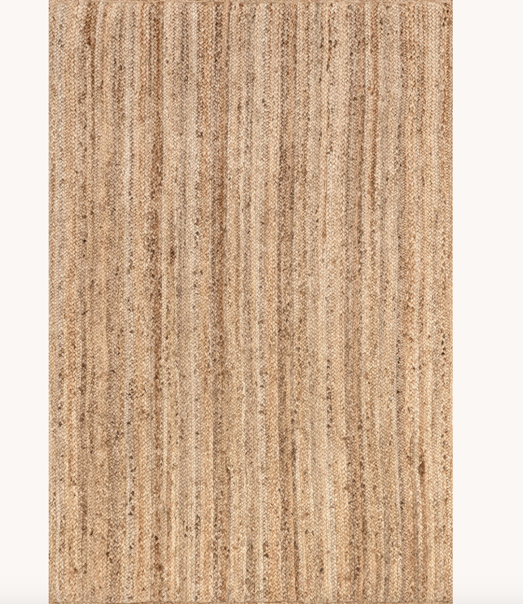 Rigo Hand Woven Farmhouse Jute Area Rug 8' x 11'