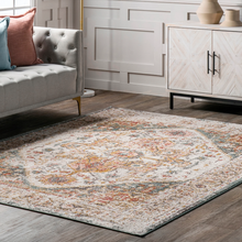 Load image into Gallery viewer, 8&#39;10&quot; x 12 Justine Vintage Medallion Area Rug
