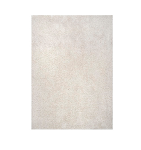 Clare Solid Shag Area Rug 5' 3" x 7' 6" White