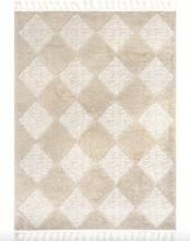 Load image into Gallery viewer, Marissa High/Low Diamond Tassel Area Rug 6&#39;x7&#39;9&quot;

