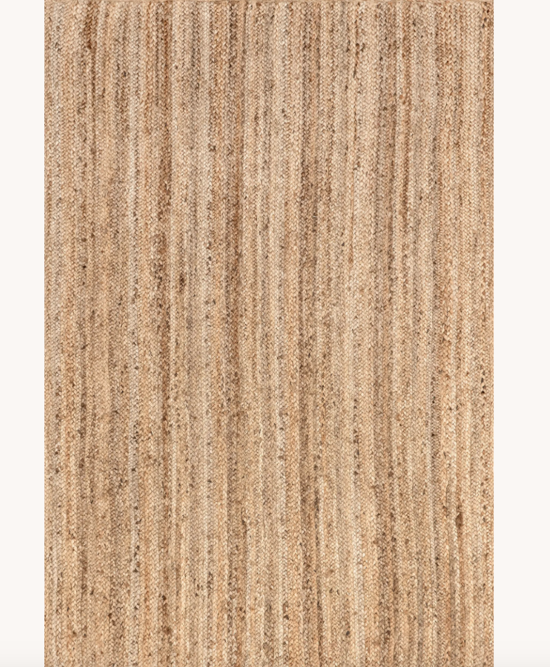 Rigo Hand Woven Farmhouse Jute Area Rug 4' x 6'