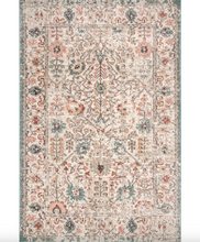 Load image into Gallery viewer, Lenore Vintage Floral Area Rug Beige 5&#39; 3&quot; x 7&#39; 7&quot; Rectangle

