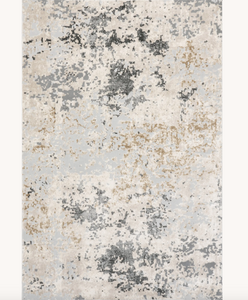 Chastin Modern Abstract Area Rug Beige 4' x 6' Rectangle