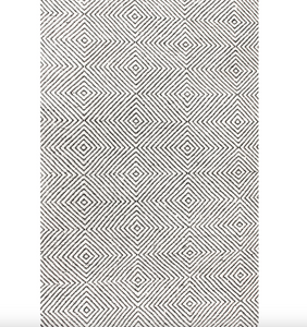 Hand Woven Ago Area Rug - Ivory 9'x12