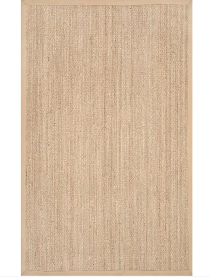 6' x 9' Elijah Seagrass with Border Area Rug
