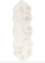 Load image into Gallery viewer, 2&#39; x 6&#39; Eline Faux Sheepskin Machine Washable Area Rug
