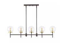 Load image into Gallery viewer, Mylah 5 Light 44.5&quot; Pendant - PND4207 - Oil Rub Bronze/Brass - Safavieh

