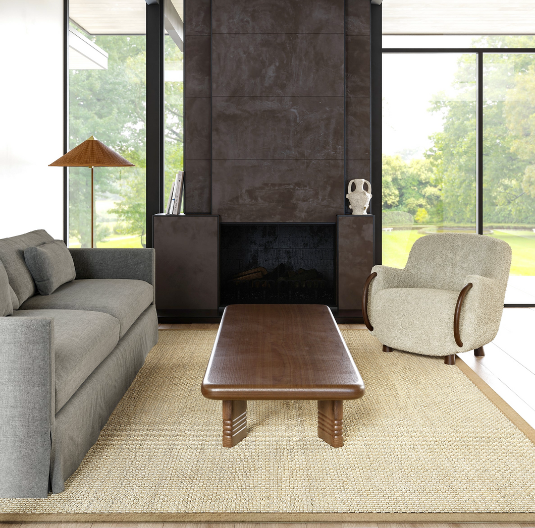 Proper Sisal and Wool Rug 10' x 14' Tan