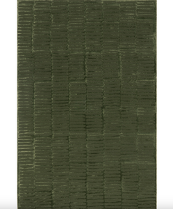 Kailani Geometric Machine Washable Area Rug - Green 5' x 8'