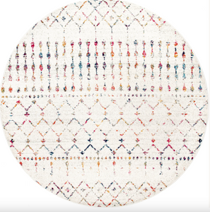 Moroccan Trellis Area Rug 6' Round
