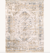 Load image into Gallery viewer, Vintage Faded Medallion Area Rug Gold 6&#39;7&quot;x9&#39;
