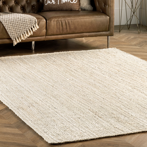 Rigo Hand-Woven Off-White Area Rug 9'x12'