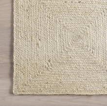 Load image into Gallery viewer, Juniper Tiled Jute Area Rug Natural Squares 8&#39;x10&#39;
