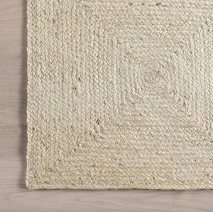 Juniper Tiled Jute Area Rug Natural Squares 8'x10'