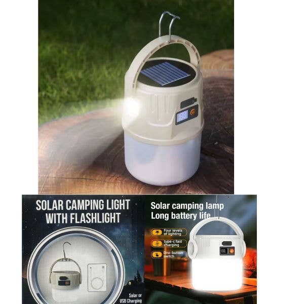 Solar Multi-Use Camping Light