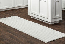Load image into Gallery viewer, 2&#39;6&quot; x 6&#39; Stripe Faux Rabbit Machine Washable Runner Rug
