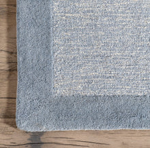 Load image into Gallery viewer, 7&#39;8&quot; x 9&#39;10&quot; Marianne Handmade Wool Border Area Rug
