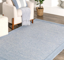 Load image into Gallery viewer, 7&#39;8&quot; x 9&#39;10&quot; Marianne Handmade Wool Border Area Rug

