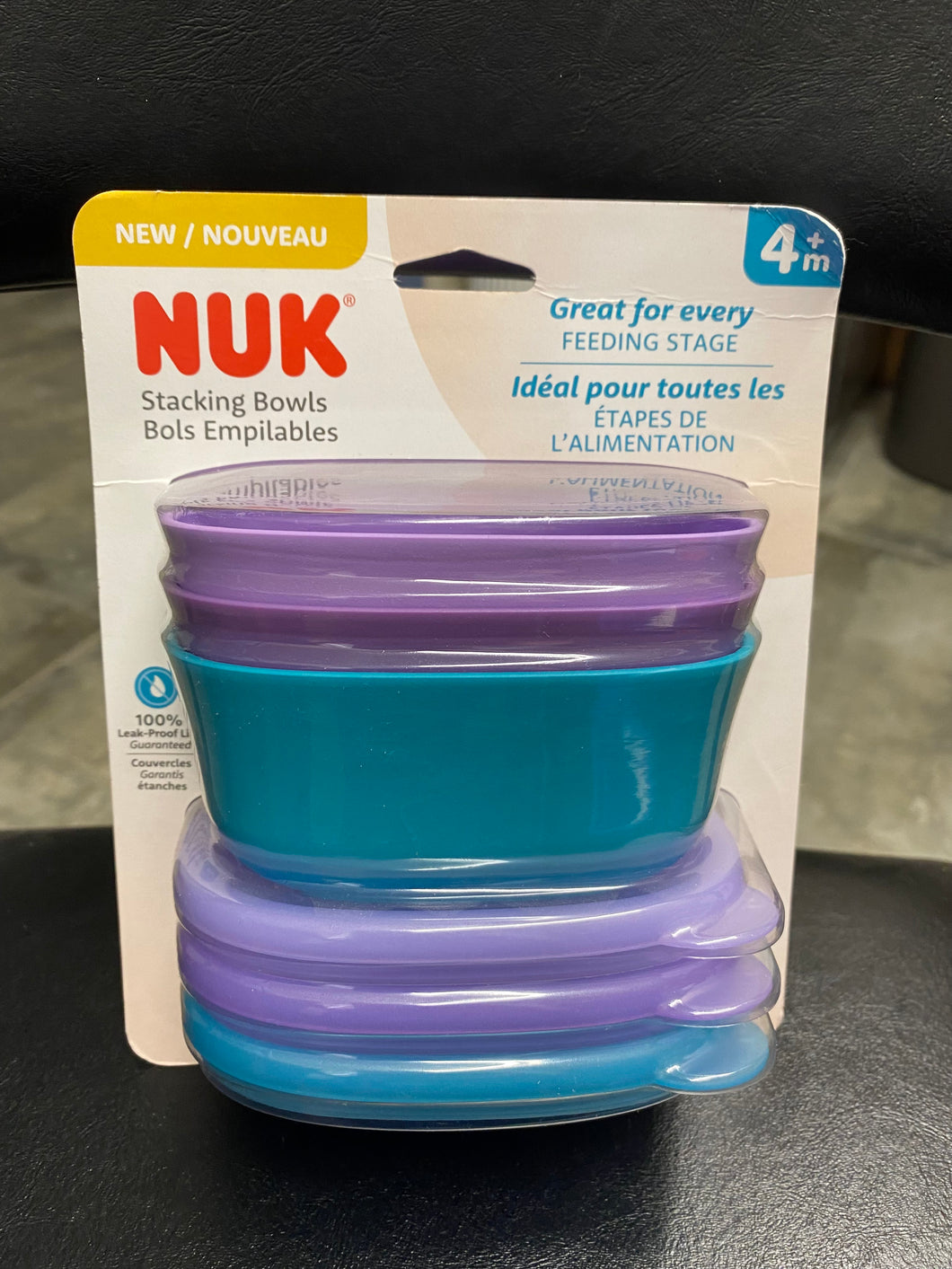Nuk Stacking Bowls 3pk - Variety