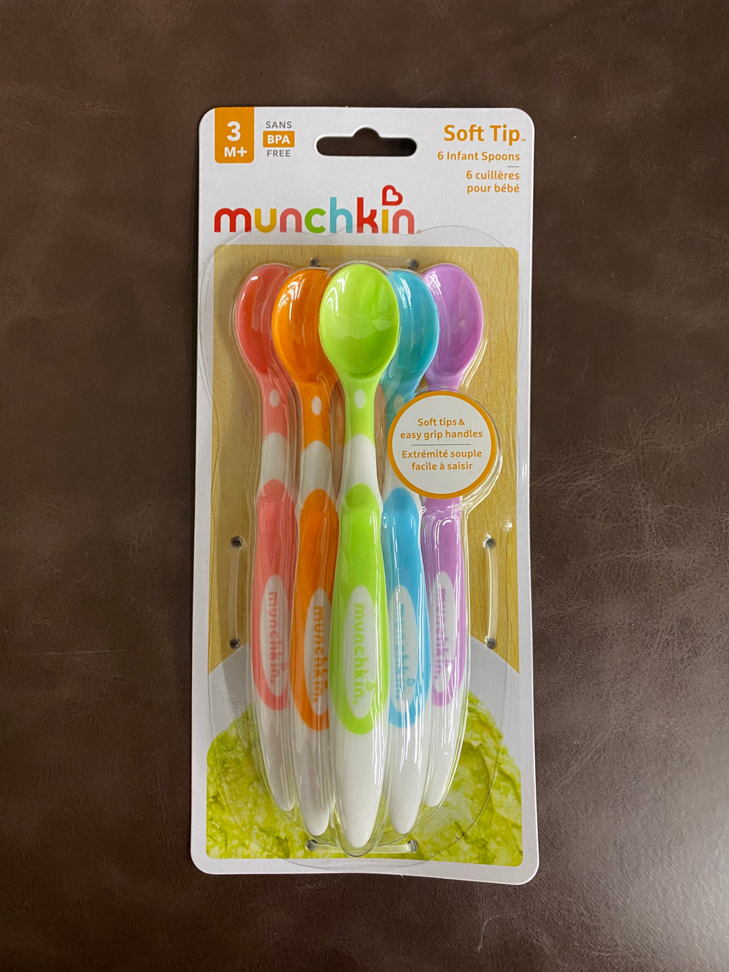 Munchkin Soft Top Infant Spoons 6pk