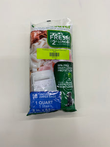 FoodSaver 1qt 18ct Vacuum Zipper Bags
