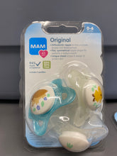 Load image into Gallery viewer, MAM Pacifier 3pk - 0-6 months - Variety
