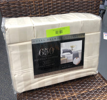 Load image into Gallery viewer, 650 Thread Count Egyptian Cotton 6pc. Sheet Set (Variety Sizes &amp; Styles)
