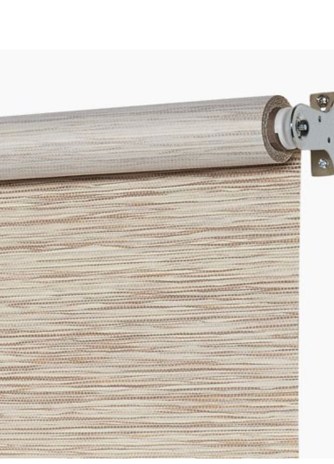 72"x37" Cords Free Privacy Jute Shade Beige - Achim
