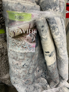 8'X10' Marble Area Rug Ivory/Gray - Safavieh