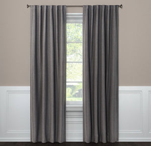 50" x 84"  Aruba Linen Blackout Curtain Panel- Variety