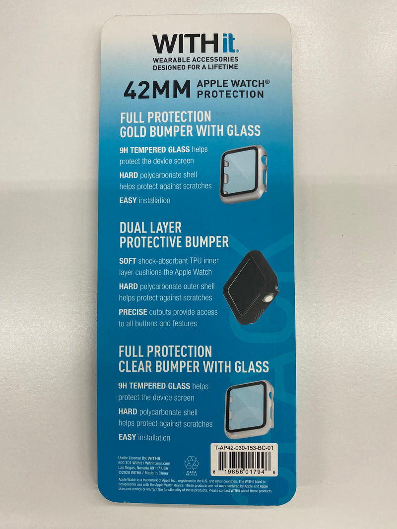 WITHit Protection for 42mm Apple Watch, Exclusive 3 Pack