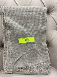 Graphite Waffle Weave Design Throw (50"X60")
