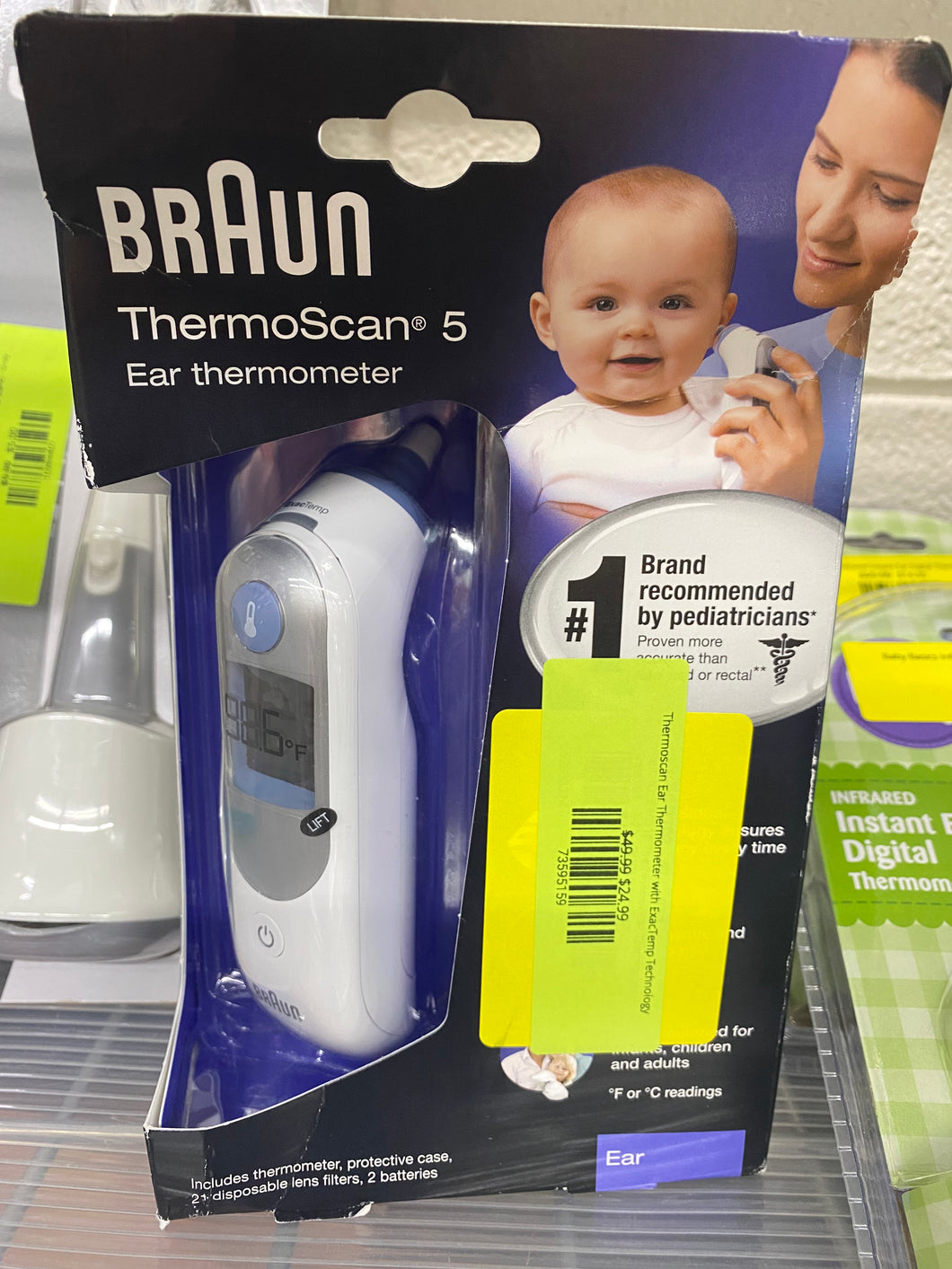 Thermoscan Ear Thermometer with ExacTemp Technology