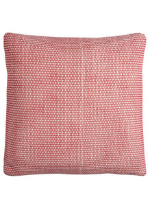 22"x22" Oversize Poly Filled Geometric Small Scale Square Throw Pillow Red - Rizzy Home
