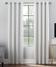Load image into Gallery viewer, 84&quot;x52&quot; Oslo Theater Grade Extreme Blackout Grommet Top Curtain Panel White - Sun Zero
