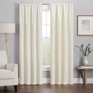 63"x42" Kendall Thermaback Blackout Curtain Panel Ivory - Eclipse