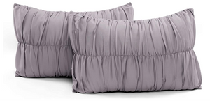 King 5pc Umbre Fiesta Comforter & Sham Set Gray - Lush Décor