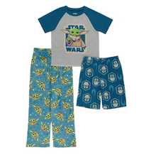 Load image into Gallery viewer, Mandalorian 3pc. Pajama Set (Variety Sizes)
