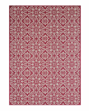 Load image into Gallery viewer, 6&#39;6&quot;x9&#39;2&quot; Danica Outdoor Patio Country Rug - Pink - Nicole Miller
