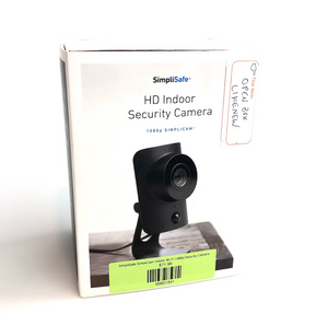 SimpliSafe SimpliCam Indoor Wi-Fi 1080p Security Camera - read description
