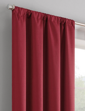 Load image into Gallery viewer, 95&quot;x42&quot; Braxton Thermaback Blackout Curtain Panel Red - Eclipse
