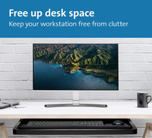 Load image into Gallery viewer, Kensington® SmartFit® Under-Desk Keyboard Drawer, Black
