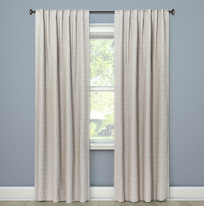 95"x50" Doral Blackout Curtain Panel Cream