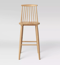 Load image into Gallery viewer, Harwich High Back Windsor Bar Height Barstool- Natural
